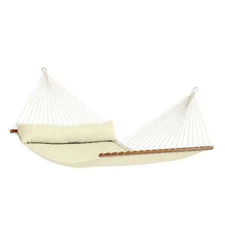 Spreader bar hammock Alabama vanilla quilted - kingsize