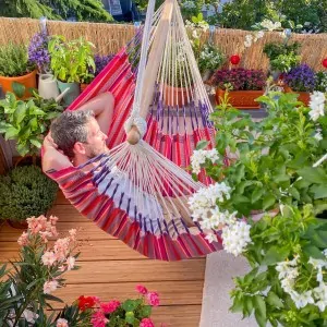 Hammock chair Habana Flamingo Organic Cotton - comfort