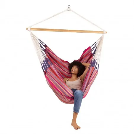 Hammock chair Habana Flamingo Organic Cotton - comfort