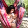 Αιώρα κάθισμα από oργανικό βαμβάκι Habana Flamingo - comfort Αιώρα κάθισμα από oργανικό βαμβάκι Habana Flamingo - comfort