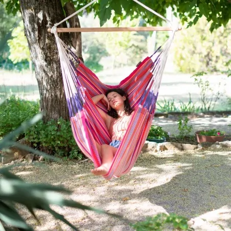 Hammock chair Habana Flamingo Organic Cotton - comfort