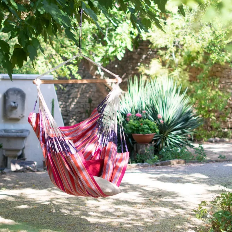 Hammock chair Habana Flamingo Organic Cotton - comfort