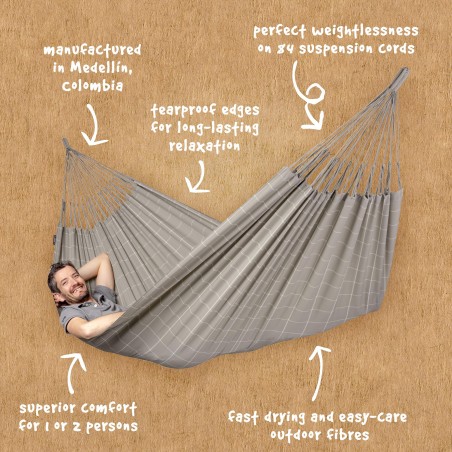 Hammock Brisa Almond weather resistant | double