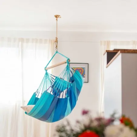Hammock chair Habana Lagoon Organic Cotton HAMMOCK CHAIR HABANA LAGOON ORGANIC COTTON | BASIC