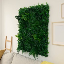 Artificial PREMIUM vertical garden tile 100 x 100cm | mint