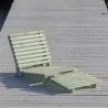 Folding beach lounger 189cm ADJUSTABLE SUNBED
