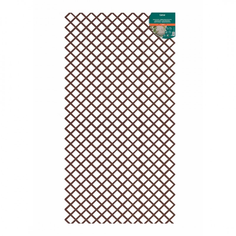 PVC trellis 4,8 x 4,8  | brown