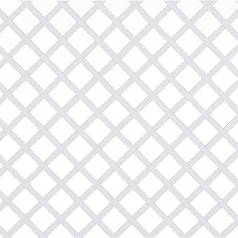 PVC trellis 4,8 x 4,8 | white