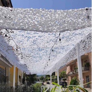 Camo Shading net white/grey  3 x 4m