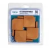 Lop frame bracket kit - brown
