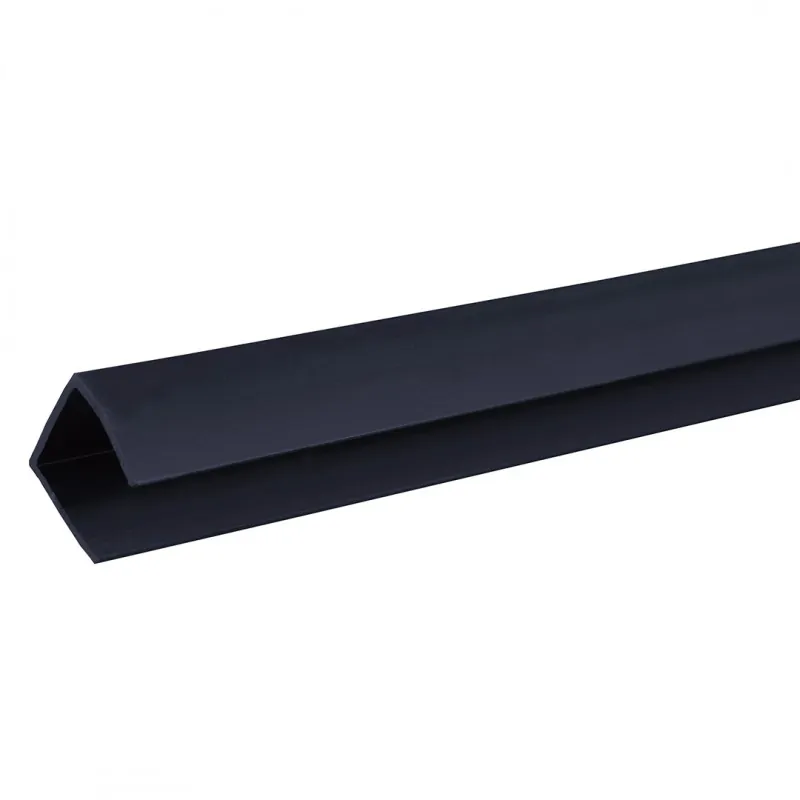 U shaped profile - black