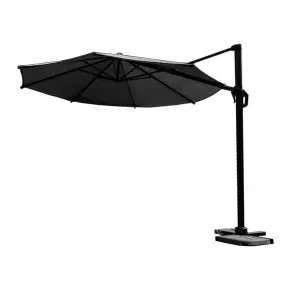 Coolfit overhanging Parasol Ø350cm - grey