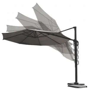 Coolfit overhanging Parasol Ø350cm - grey