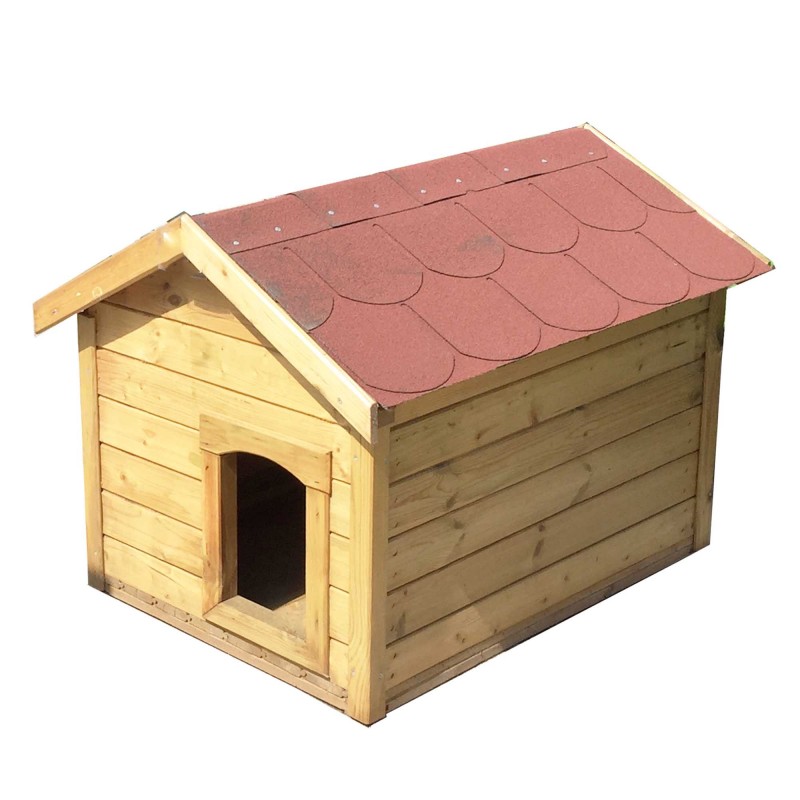 Wooden dog house