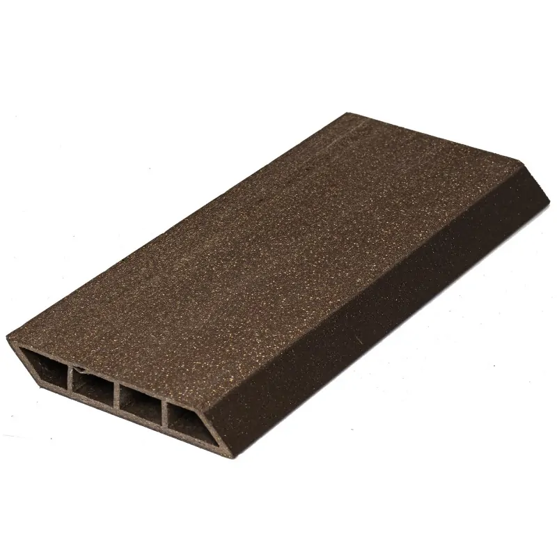 WPC Fencing board 2,4 x 12,5 x 600cm - hazelnut brown