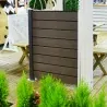 WPC Fencing board 2,4 x 12,5 x 600cm - hazelnut brown