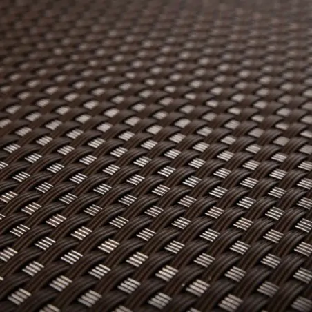 Rattan privacy screen - brown