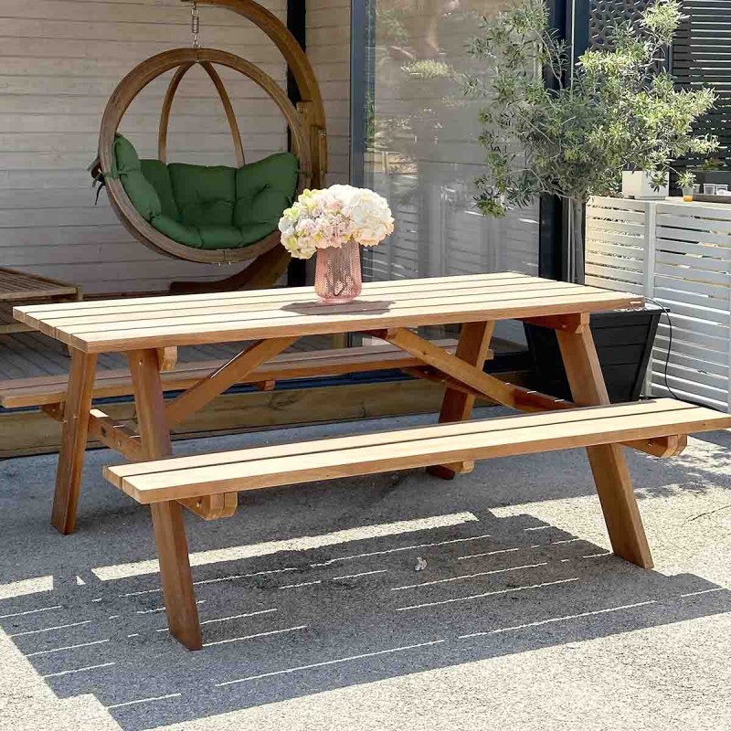 Picnic table bangkirai 180cm