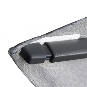 Free-arm parasol challenger premium 350x260cm- Grey