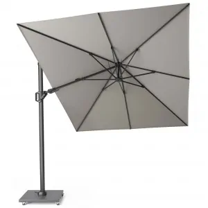 Free-arm parasol challenger premium 350x260cm- Grey