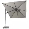 Free-arm parasol challenger premium 350x260cm- Grey