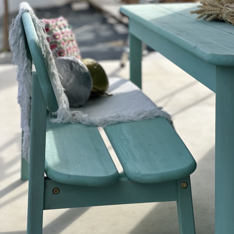 Wooden Garden Table and benches