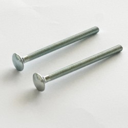 Round headed galvanized bolt 5x70mm