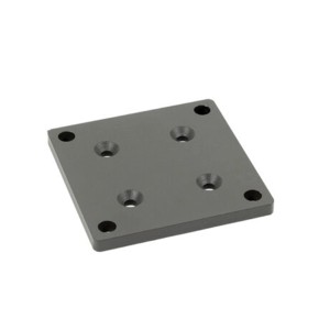 Post cap and base kit for anodized aluminum post black