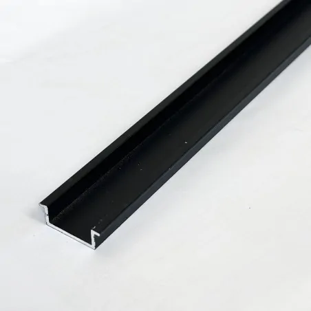 Αnodized aluminum post strip Black - 180cm