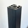 Aluminum post Black - 7,5 x 7,5 x 100cm