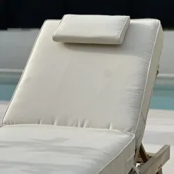 Μαξιλάρι Ξαπλώστρας με Προσκέφαλο 65 × 200 × 15 εκ.