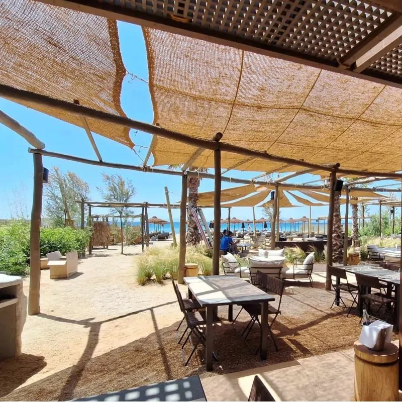 Rectangular Coconut Fiber Shade Sails - Pergola Sails