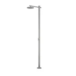 outdoor shower stainless steel | brushed nickle - 18501 (ΕΞΟΠΛΙΣΜΟΣ ΠΑΡΑΛΙΑΣ / Ντουζιέρα παραλίας)