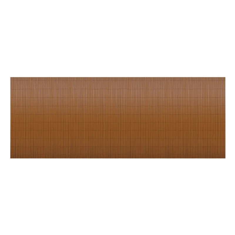 PVC Reed Fence 19mm Double-Sided Reinforced - Light Brown