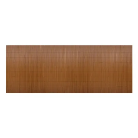 PVC Reed Fence 19mm Double-Sided Reinforced - Light Brown PVC FENCE 19mm REINFORCED DOUBLE FACE 100(h) x 300cm | BROWN