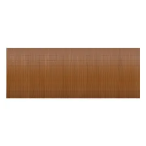 PVC Reed Fence 19mm Double-Sided Reinforced - Light Brown
