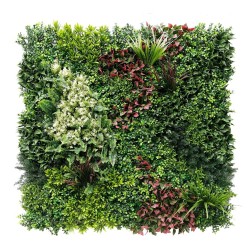 Artificial PREMIUM vertical garden tile 100 x 100cm- Anemone