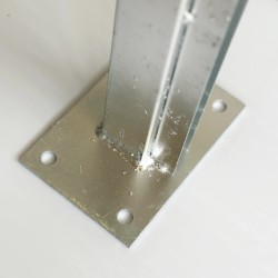 Metal Post with Cap - Start/End
