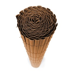 Καλαμωτή PVC 14mm Μισό Καλάμι 100x300εκ. - Καφέ Ανοιχτό