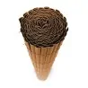 PVC Reed Fence 14mm Half Bamboo 100x300cm - Light Brown