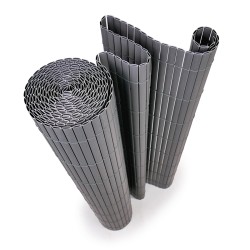 Καλαμωτή PVC 10mm Διπλής Όψης - Γκρι