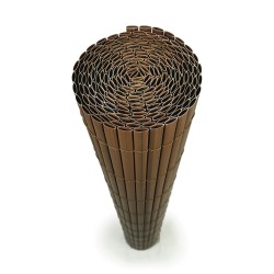 PVC Reed Fence 10mm Double-Sided - Brown