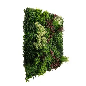 Artificial PREMIUM vertical garden tile 100 x 100cm- Anemone