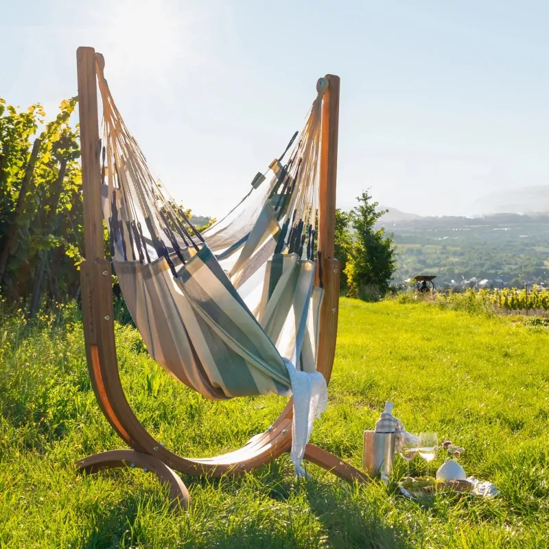 Ηammock chair Cumbia Sea Salt PP for Udine Stand