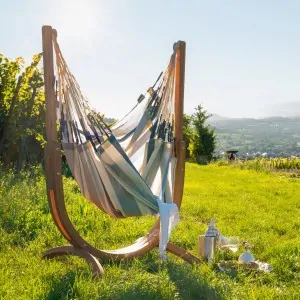 Ηammock chair Cumbia Sea Salt PP for Udine Stand