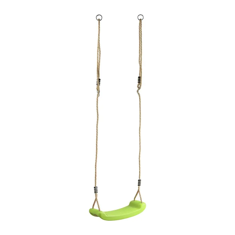 Plastic Kids Swing with Rope – Lime Green