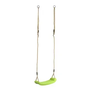 Plastic Kids Swing with Rope – Lime Green