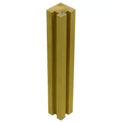 Corner Post with Grooves 8.8×8.8×200cm – For Wooden Fence Boards
