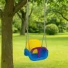 3-in-1 Baby Swing Seat with Safety Belt | yellow/purple/blue