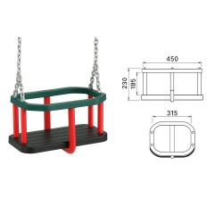 Toddler Swing Seat with Chain